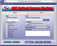 ABC Outlook Express Backup screenshot